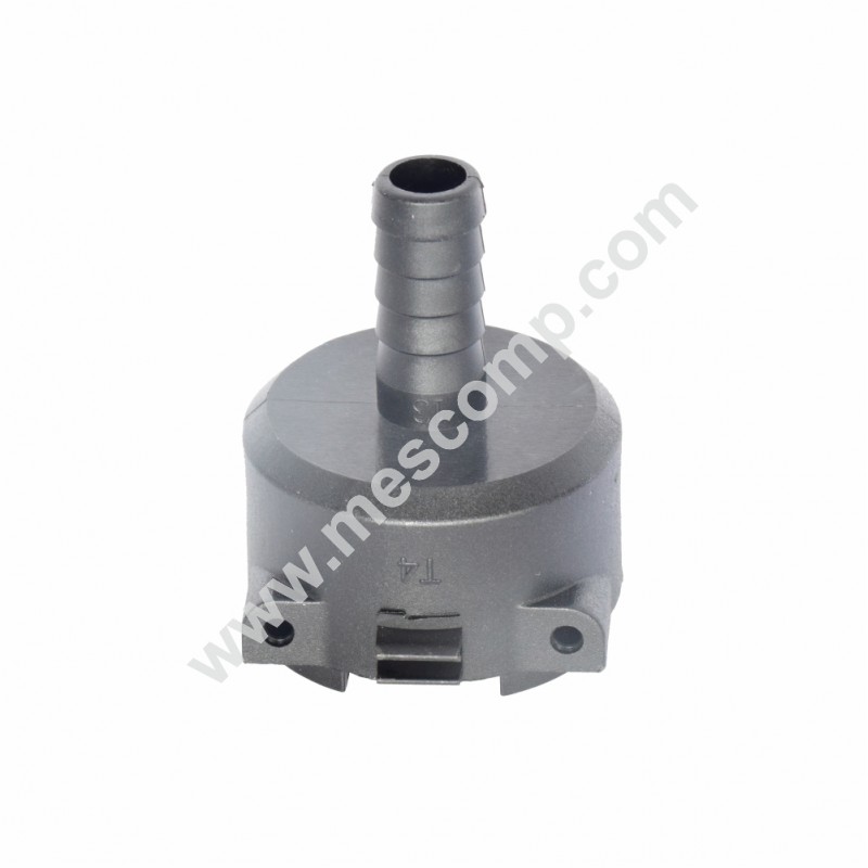 Section valve 13 mm OUT, T-4 female  hosetail, fork coupling