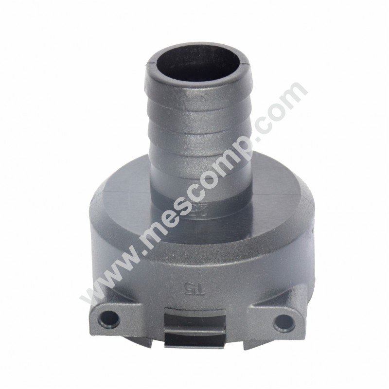 copy of Section valve 25 mm OUT, T-5 female  hosetail, fork coupling